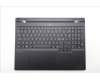 Lenovo 5CB1S31078 C-Cover with keyboard, Nordic, Eclipse Black, White Backlight, Painting, UK
