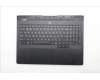 Lenovo 5CB1S50724 C-Cover with keyboard, Ukraine, Eclipse Black, RGB Backlight, US
