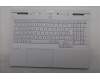 Lenovo 5CB1S50744 C-Cover with keyboard, Italian, Glacier white, UK