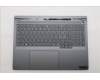 Lenovo 5CB1S82749 C-Cover with keyboard, Switzerland, Luna Grey, Non-FingerPrint, UK