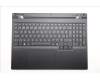 Lenovo 5CB1S82773 C-Cover with keyboard, Czech Slovakian, Eclipse Black, RGB Backlight, Anodizing Sandblasting, UK