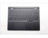 Lenovo 5CB1S75705 C-Cover with keyboard, Belgian, Eclipse Black, RGB Backlight, Anodizing Sandblasting, UK