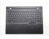 Lenovo 5CB1S89891 C-Cover with keyboard, Nordic, Eclipse Black, RGB Backlight, Anodizing Sandblasting, UK