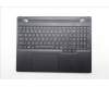 Lenovo 5CB1S89908 C-Cover with keyboard, US English Euro, Eclipse Black, White Backlight, Anodizing Sandblasting, US