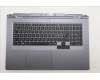 Lenovo 5CB1S90424 C-Cover with keyboard, Nordic, Luna Grey, RGB Backlight, UK