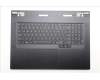 Lenovo 5CB1S90669 C-Cover with keyboard, English, Eclipse Black, US