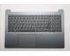Lenovo 5CB1T50276 C-Cover with keyboard, German, Luna Grey, Non-Backlight, UK