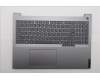 Lenovo 5CB1T57623 C-Cover with keyboard, Ukraine, Arctic Grey, Backlight, US