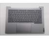 Lenovo 5CB1T57672 C-Cover with keyboard, Bulgarian, Arctic Grey, Backlight, UK