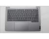 Lenovo 5CB1T57677 C-Cover with keyboard, French, Arctic Grey, Backlight, US