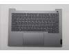 Lenovo 5CB1T57690 C-Cover with keyboard, Russian, Arctic Grey, Backlight, US