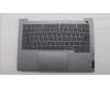 Lenovo 5CB1T64300 C-Cover with keyboard, UK English, Arctic Grey, Backlight, UK