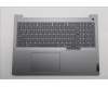 Lenovo 5CB1T66174 C-Cover with keyboard, US English Euro, Arctic Grey, Backlight, US