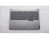 Lenovo 5CB1T66179 C-Cover with keyboard, German, Arctic Grey, Backlight, UK
