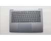 Lenovo 5CB1U73129 C-Cover with keyboard, English, Luna Grey, Backlight, US