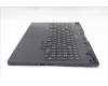 Lenovo 5CB1S76709 C-Cover with keyboard, Belgian, Eclipse Black, RGB Backlight, UK