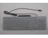 Lenovo 5D50U84863 Keyboard External, USB, US English, Cloud Grey