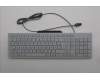 Lenovo 5D50U84877 Keyboard External, USB, German, Cloud Grey