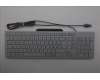 Lenovo 5D50U84883 Keyboard External, USB, Italian, Cloud Grey