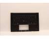 Lenovo 5M11J13360 C-Cover with keyboard, Danish, Black, Fingerprint, WLAN, UK