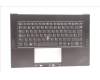 Lenovo 5M11J13469 C-Cover with keyboard, Spanish, Black, Fingerprint, WWAN, UK