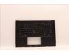 Lenovo 5M11J13357 C-Cover with keyboard, Arabic, Black, Fingerprint, WLAN, US