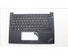 Lenovo 5M11L59693 C-Cover with keyboard, Hungarian, Black, UK