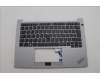 Lenovo 5M11L60992 C-Cover with keyboard, Spanish, Arctic Grey, UK