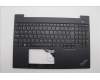 Lenovo 5M11L65012 C-Cover with keyboard, Czech Slovakian, Black, UK