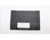 Lenovo 5M11L83197 C-Cover with keyboard, Danish, Black/Arctic Grey, WWAN, UK