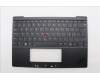 Lenovo 5M11L83373 C-Cover with keyboard, Switzerland, Black, WWAN, UK