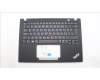 Lenovo 5M11L93082 C-Cover with keyboard, Turkish, Black, Backlight, WWAN, UK