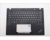 Lenovo 5M11M02938 C-Cover with keyboard, Danish, Black, UK