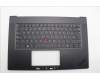Lenovo 5M11M05824 C-Cover with keyboard, Spanish, Black, Fingerprint, WLAN, UK