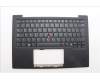 Lenovo 5M11N61101 C-Cover with keyboard, Spanish LA, Deep Black, FingerPrint Reader, WLAN, UK