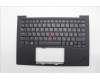 Lenovo 5M11N61106 C-Cover with keyboard, Russian, Deep Black, FingerPrint Reader, WLAN, US