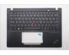 Lenovo 5M11N89492 C-Cover with keyboard, Ukraine, Black, Backlight, US