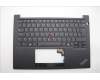 Lenovo 5M11N94207 C-Cover with keyboard, Portuguese, Black, Backlight, UK