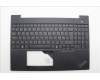 Lenovo 5M11N96574 C-Cover with keyboard, Nordic, Black, UK