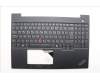 Lenovo 5M11N96592 C-Cover with keyboard, Bulgarian, Black, UK