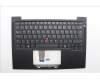 Lenovo 5M11N99578 C-Cover with keyboard, Estonian, Black, Backlight, WWAN, UK