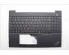 Lenovo 5M11N99839 C-Cover with keyboard, USA English, Black, Backlight, US