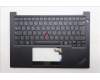 Lenovo 5M11N99969 C-Cover with keyboard, German, Black, UK