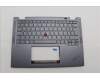 Lenovo 5M11P68987 C-Cover with keyboard, Portuguese, Grey, Backlight, UK