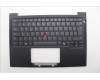 Lenovo 5M11Q25771 C-Cover with keyboard, Italian, Black, WWAN, UK