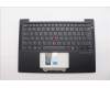 Lenovo 5M11Q54082 C-Cover with keyboard, French, Black, Backlight, WWAN, US