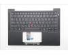 Lenovo 5M11Q54592 C-Cover with keyboard, Hebrew, Black, Backlight, US