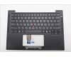 Lenovo 5M11Q54893 C-Cover with keyboard, Greek, Black, Backlight, US