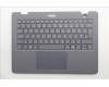 Lenovo 5M11R91387 C-Cover with keyboard, UK English, Luna Grey, Backlight, World Face Camera, UK