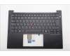 Lenovo 5M11S09822 C-Cover with keyboard, Switzerland, Black, Backlight, UK
